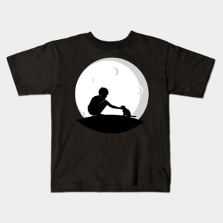 Kiddo and Cat Kids T-Shirt